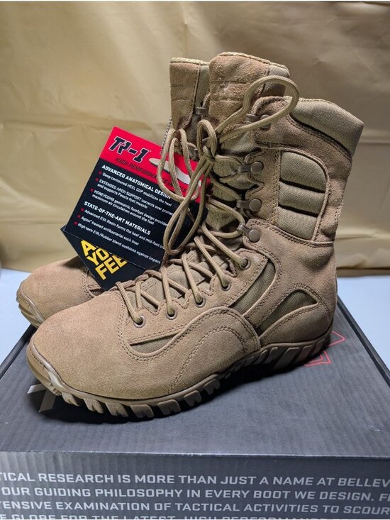 Belleville TR550 Men’s Coyote Multi-Terrain Mountain Boots Size 8.5 Wide NEW main image 11